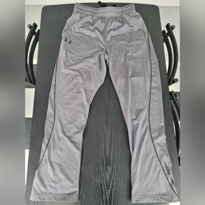 Under Armour Gray Warm-up Pants Size Medium